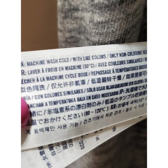 Abercrombie Women's Gray Cotton Round Neck Long Sleeve Pullover Knit Sweater S - Picture 9 of 13